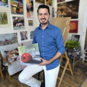 Individuální lekce malby v Ateliéru Hamaka: osobní přístup, flexibilní výuka a prostor pro váš umělecký růst. Naučte se malovat v pohodovém tempu a s podporou zkušeného lektora.
